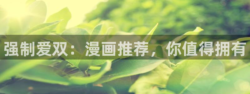 1 omofun：强制爱双：漫画推荐，你值得拥有